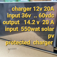 شارژر باتری‌  خورشیدی ۱۲ولت ۲۰آمپر