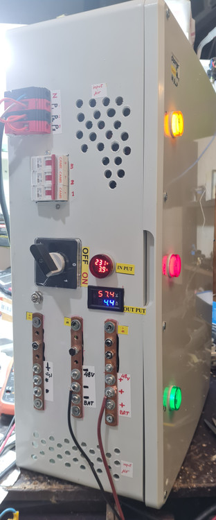 شارژر باتری ۴۸ ولت ۶۰۰ آمپر زمان شارژ کامل ۱۰ ساعت